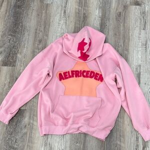 Aelfric Eden Pink and Orange Star Women’s Hoodie